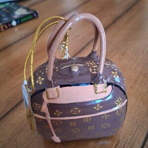 Cody Foster Glass Purse Christmas Ornament - GO-8685-BR